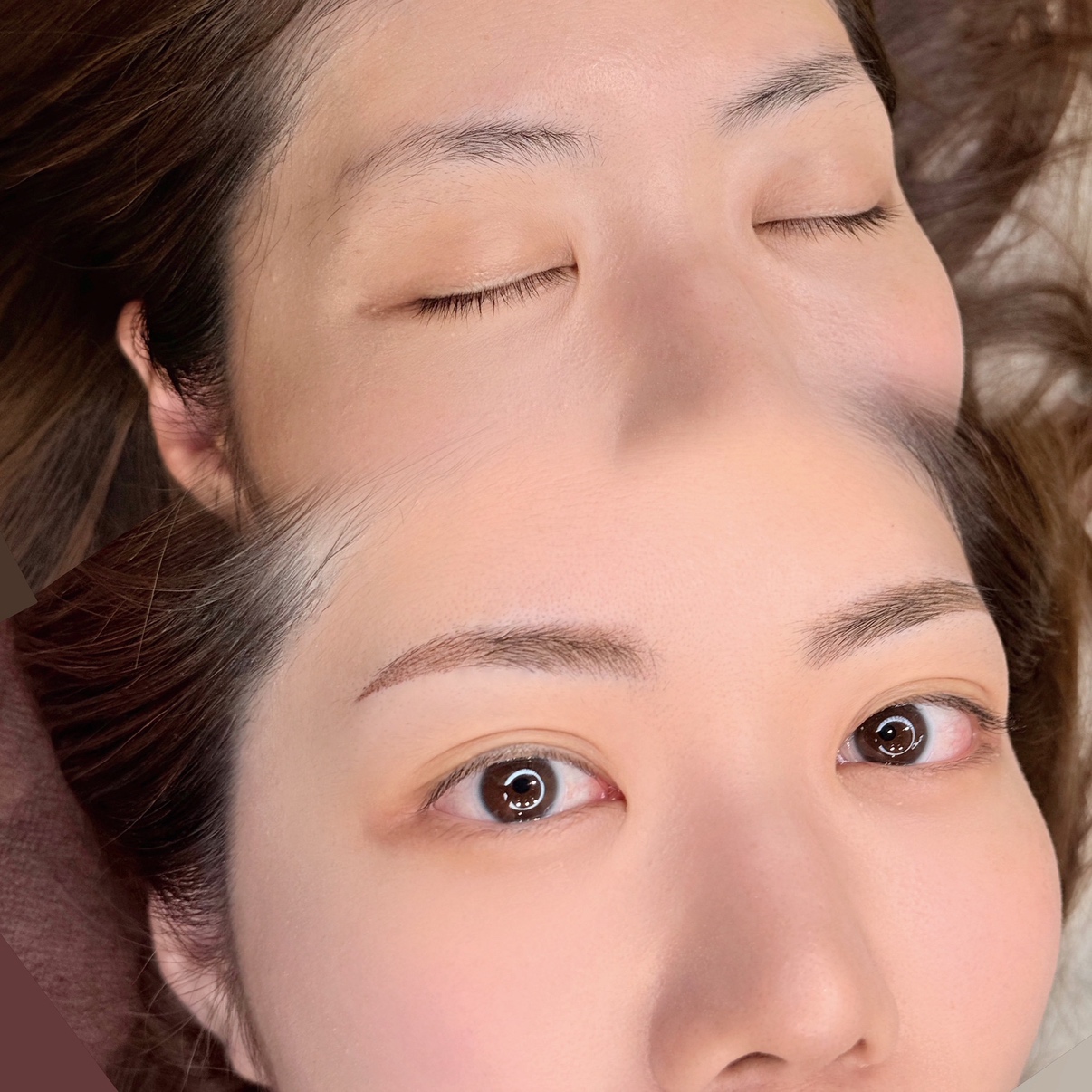 医療アートメイク症例写真　眉｜＋パウダー｜アーチ眉　東京・恵比寿のアートメイクラボ